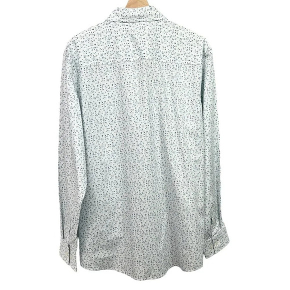 Alfani Floral Print Long Sleeve Button Up Shirt Mens Size Large Cotton NWT - Picture 2 of 9